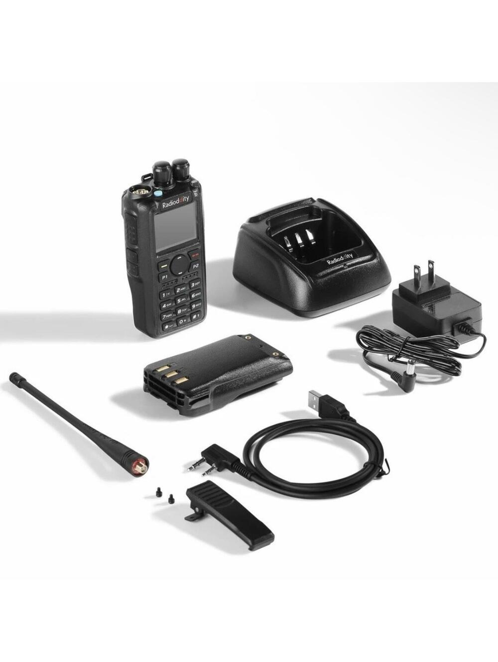 Radioddity GD-AT10G 10W UFH DMR Handheld Ham Radio Digital Analog Long Range NEW